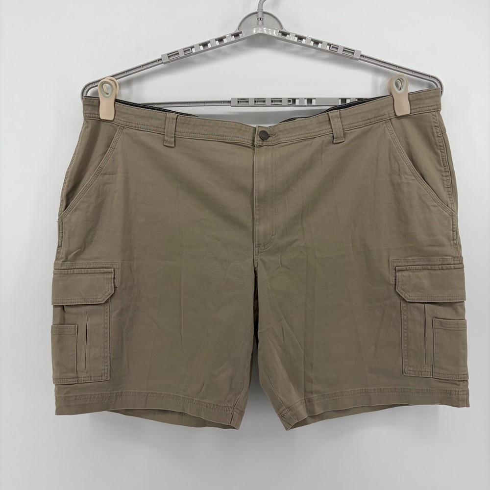 RedHead Mens 52 Khaki Cargo Shorts Stretch Cotton Utility Hiking Outdoor